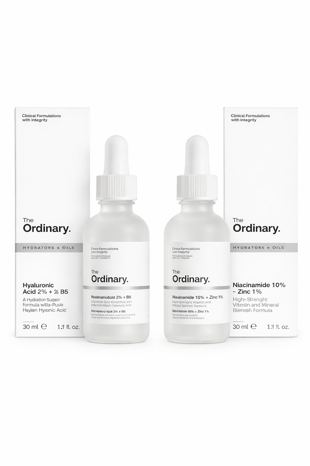 The Ordinary | Set Acido Hialurónico 2% & Niacinamida 10%