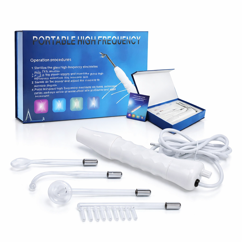 FacePro | Alta Frecuencia 4 en 1 - Tratamiento Profesional en Casa + 🎁 2 Ebook's de uso (Piel & Cabello)